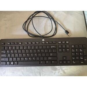 NEW HP 803181-001 Wired USB Slim 104 Key Standard Keyboard NEW